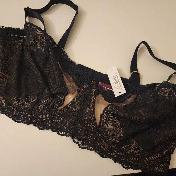 NWT Set Of 2 Adore Me 38 G Bra Lace Melrose & Odette Unlined Balconette Lingerie - Picture 8 of 9